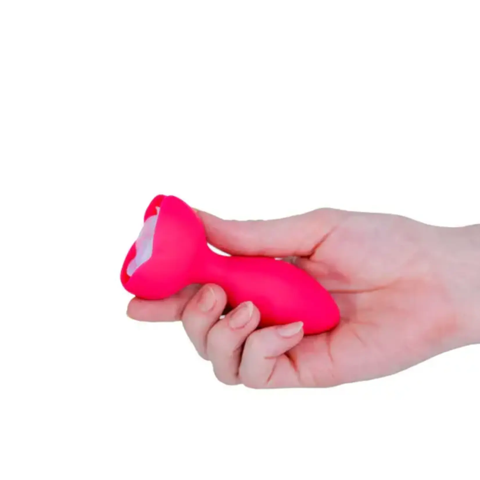 M'LADY LIGHT UP ROTATING ANAL PLUG - PINK