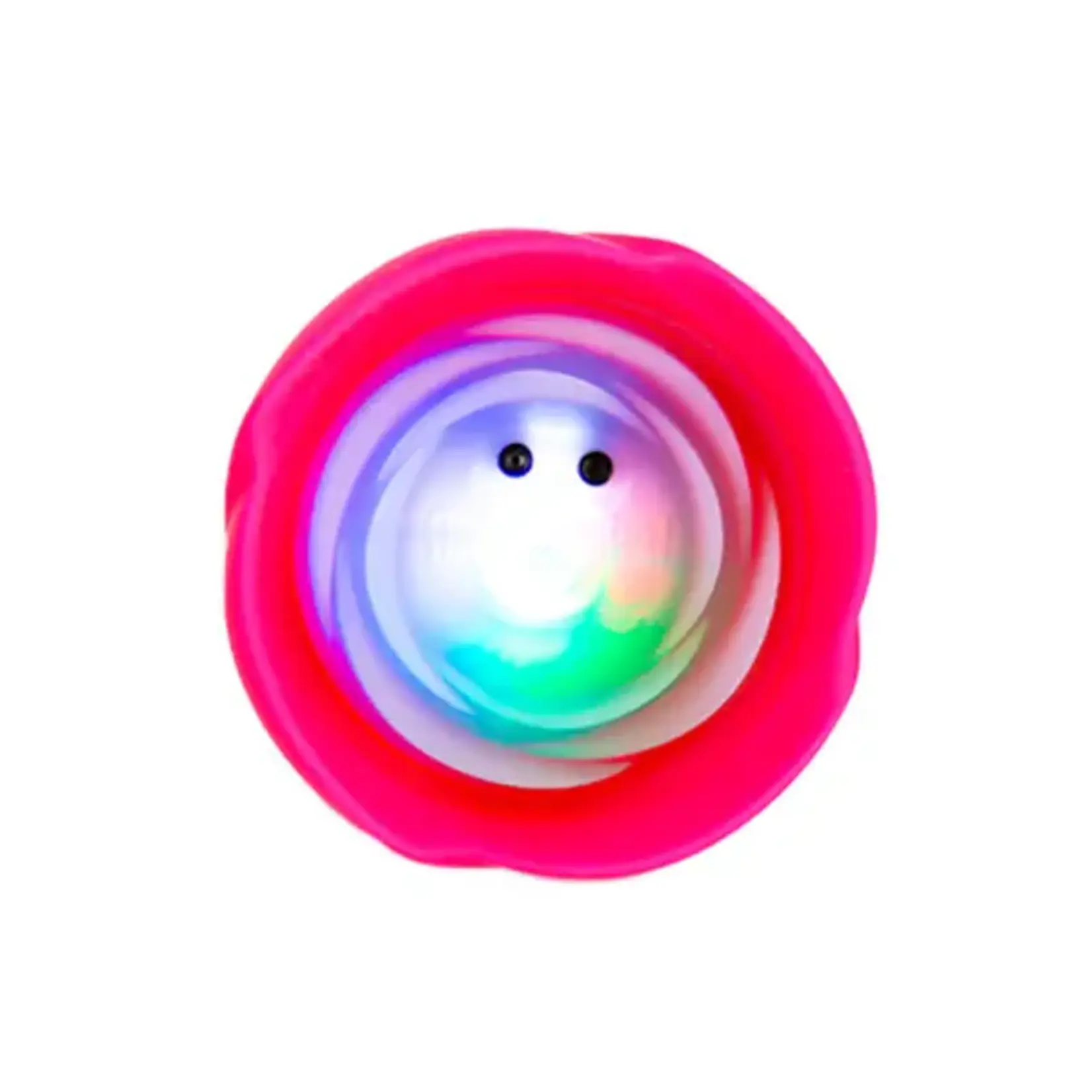 M'LADY LIGHT UP ROTATING ANAL PLUG - PINK