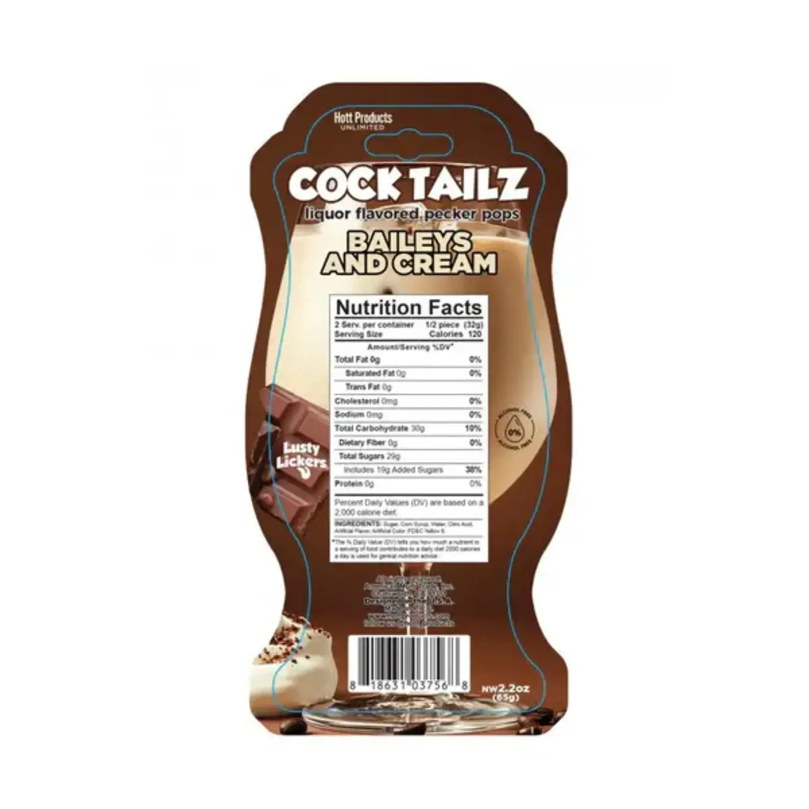 COCKTAILZ BAILEY'S & CREAM PECKER POP