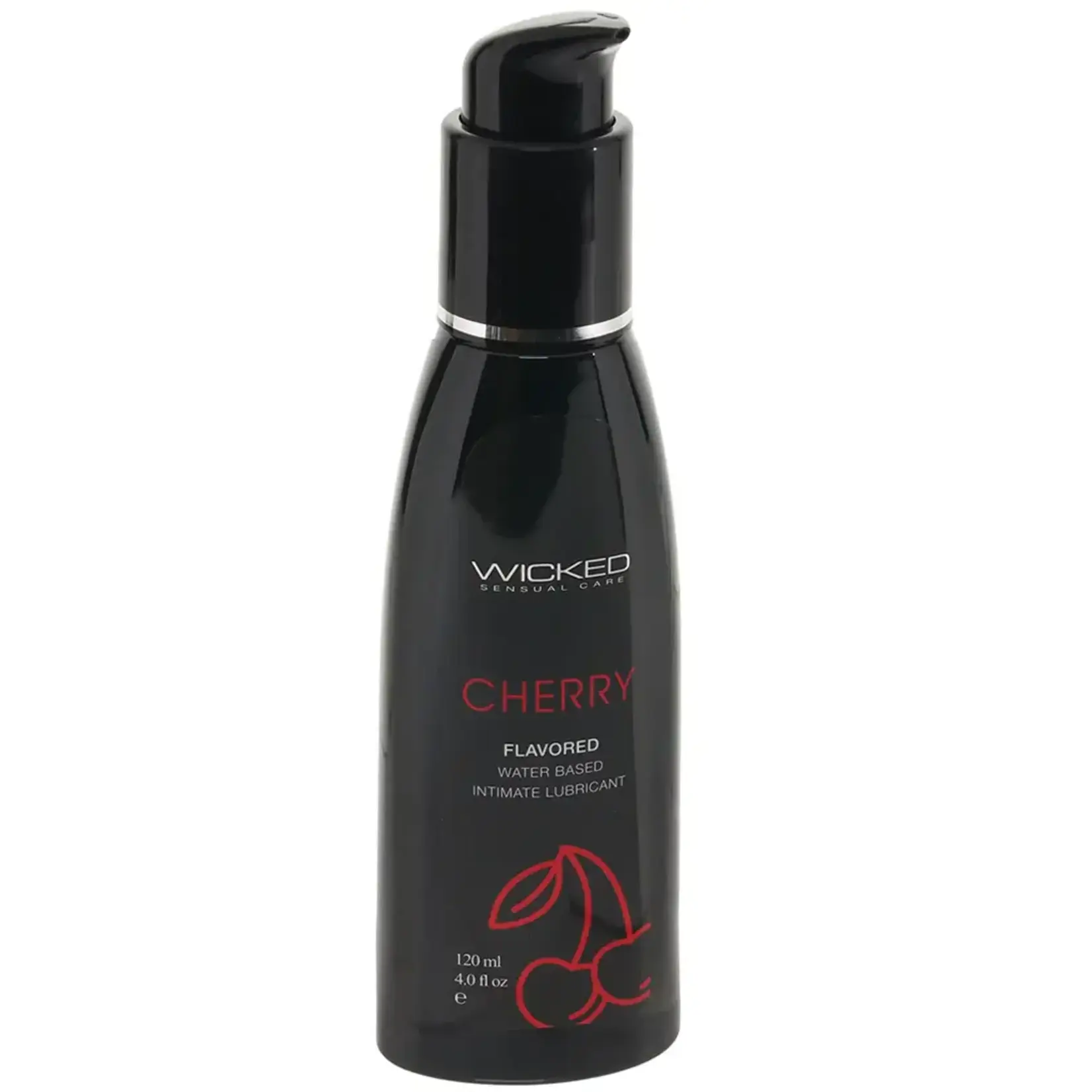 WICKED - AQUA FLAVORED LUBE 4OZ/120ML - CHERRY