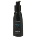 WICKED - AQUA FRAGERANCE FREE WATER BASED LUBE  2OZ/60ML