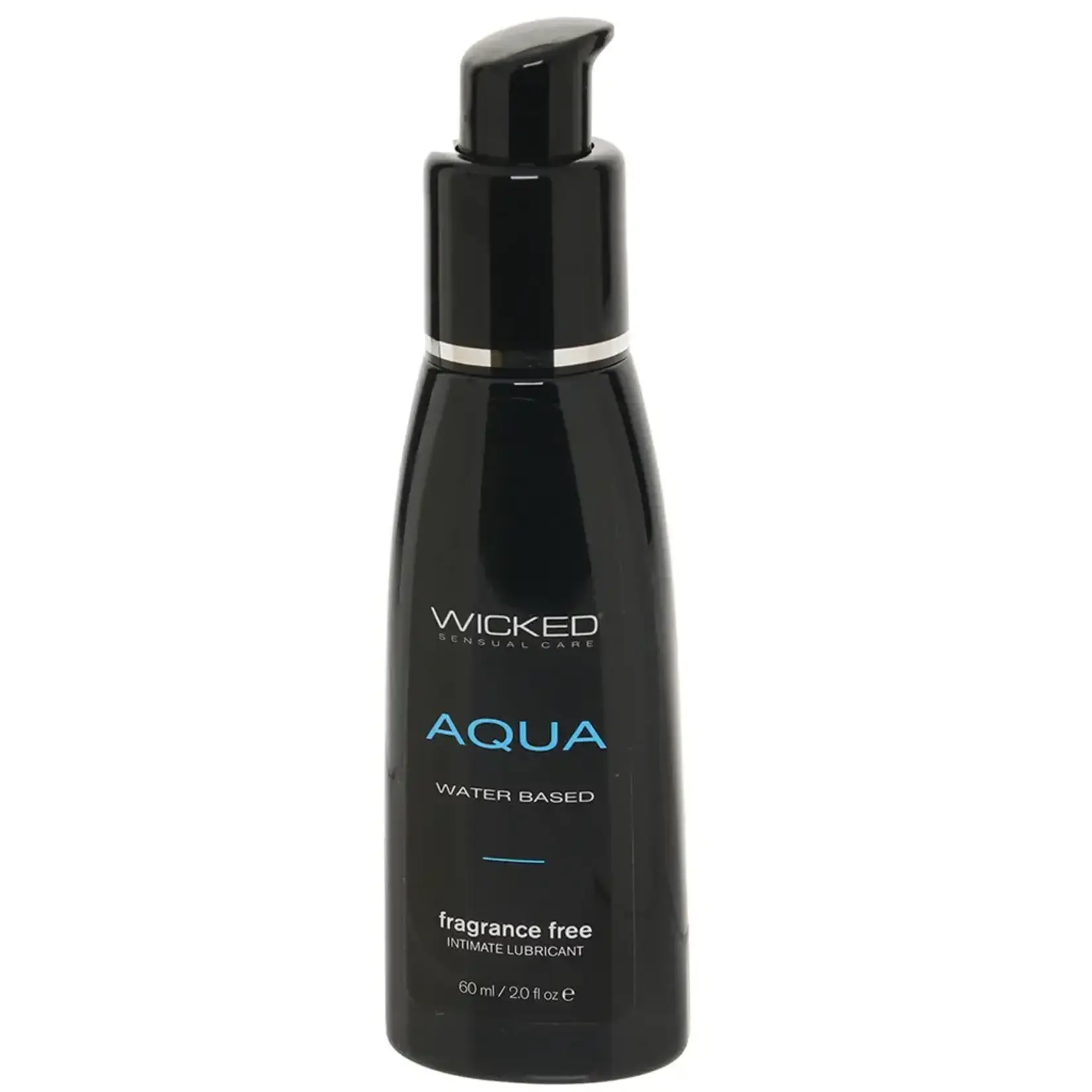 WICKED - AQUA FRAGERANCE FREE WATER BASED LUBE  2OZ/60ML