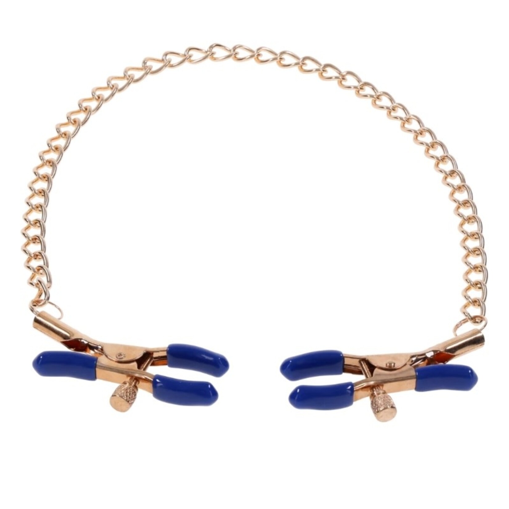 SPORTSHEETS SPORTSHEETS - COUGAR CHAINED NIPPLE CLAMPS