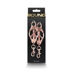 NS NOVELTIES NS - BOUND - NIPPLE CLAMPS - C3 - ROSE GOLD
