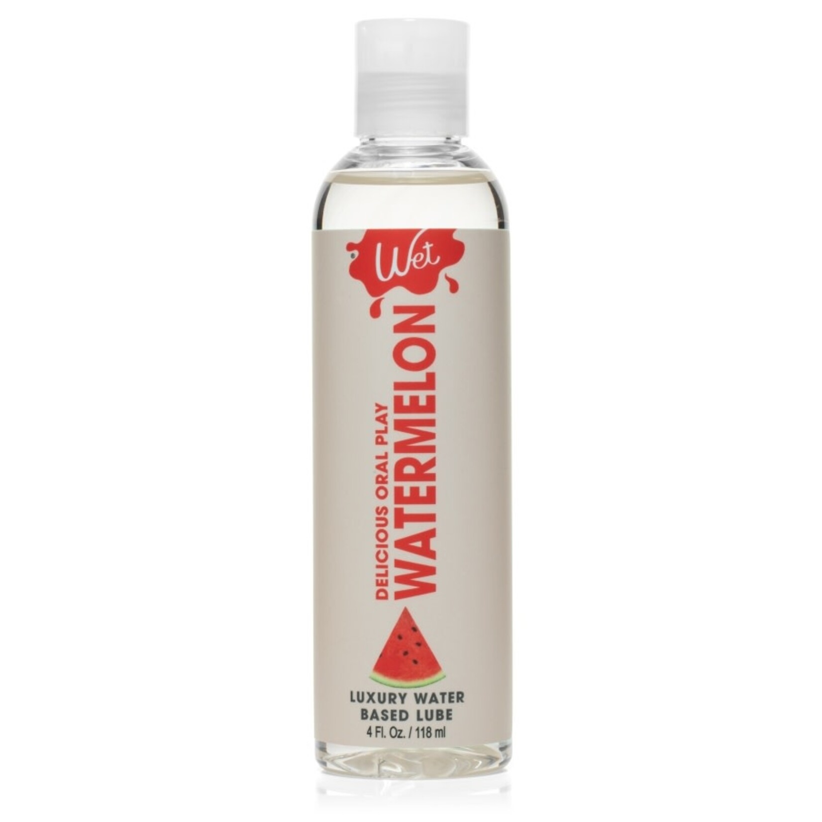 WET WET DELICIOUS ORALPLAY WATERMELON WATERBASEDFLAVORED LUBRICANT 4FL.OZ/118ML