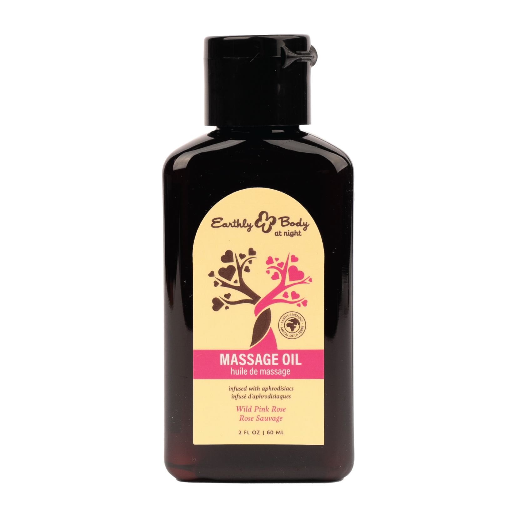 EARTHLY BODY EARTHLY BODY - APHRODISIAC MASSAGE OIL WILD PINK ROSE 2OZ
