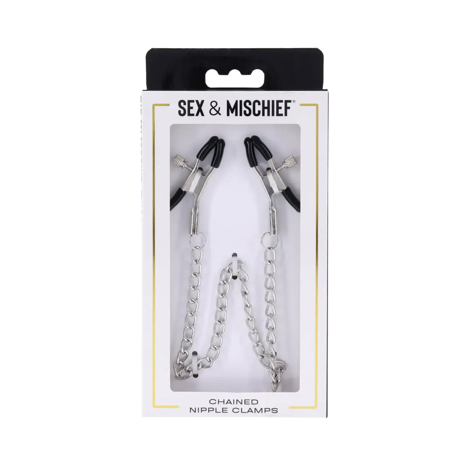 SEX & MISCHIEF SEX & MISCHIEF CHAINED NIPPLE CLAMPS