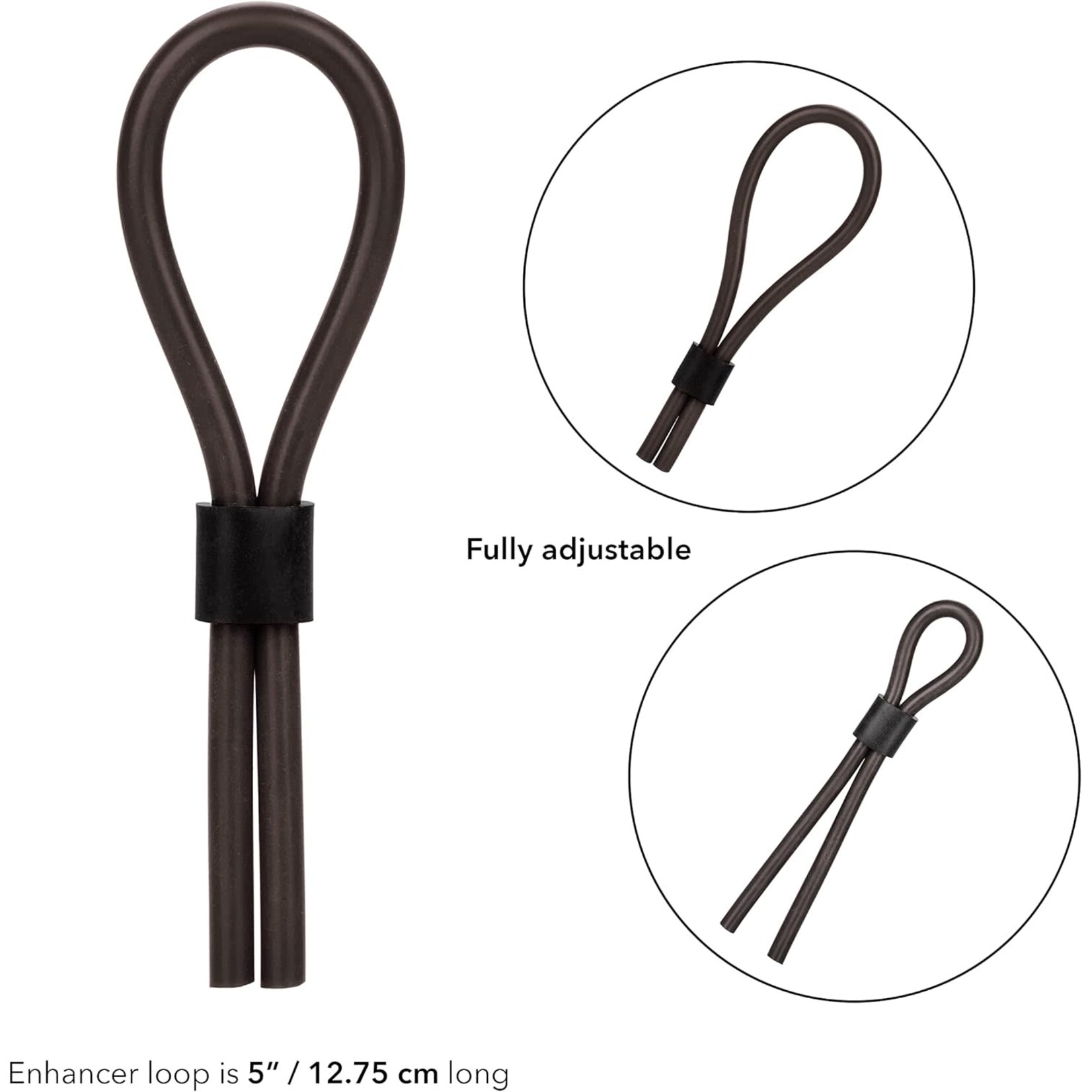 CALEXOTICS SILICONE STUD LASSO - BLACK
