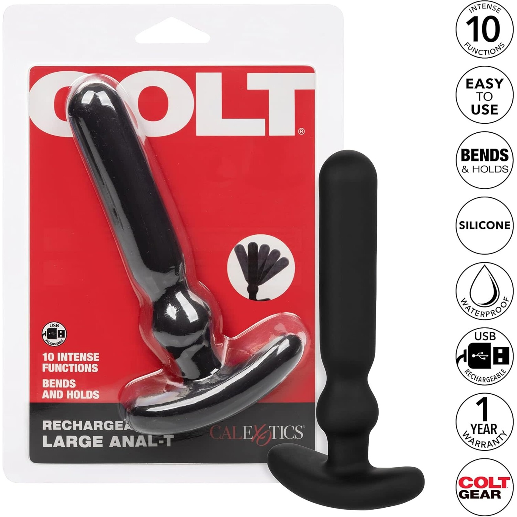 COLT COLT -  LARGE SILICONE ANAL - T VIBE