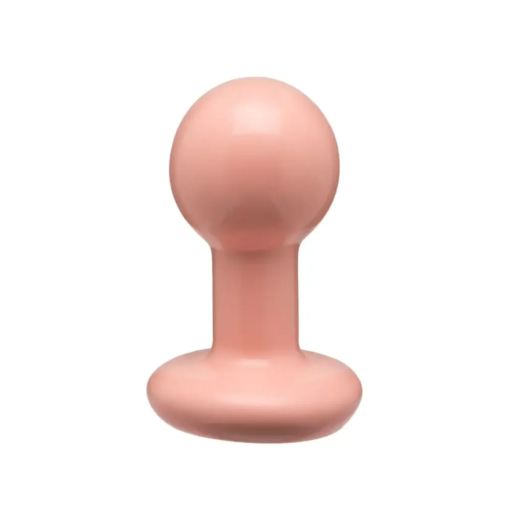 DOC JOHNSON THE CLASSIC ROUND BUTT PLUG - SMALL - CREAM