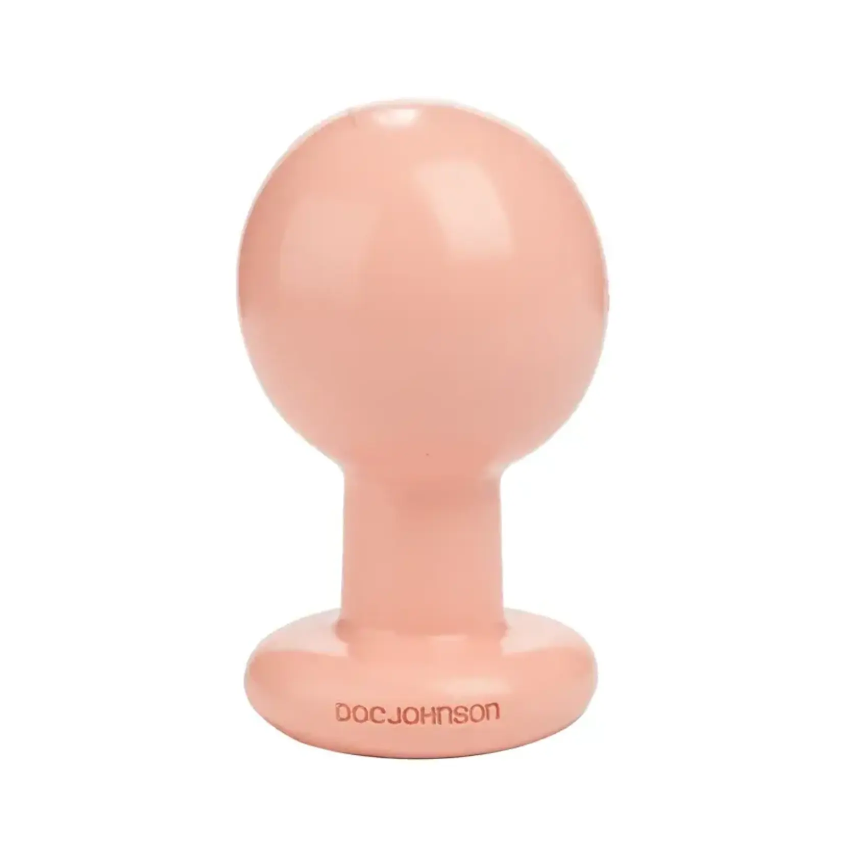DOC JOHNSON THE CLASSIC ROUND BUTT PLUG - MEDIUM - CREAM