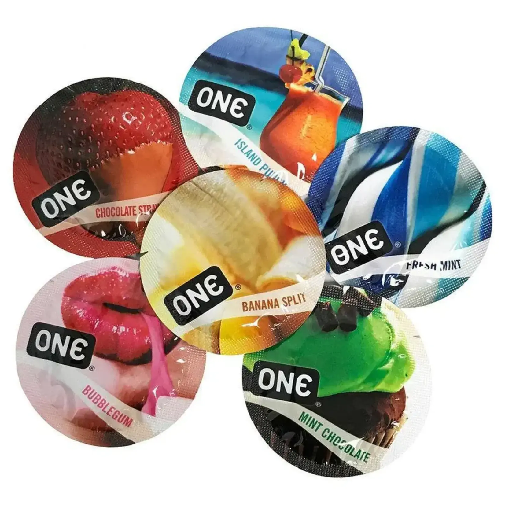 ONE CONDOMS FLAVORWAVES - ASSORTED