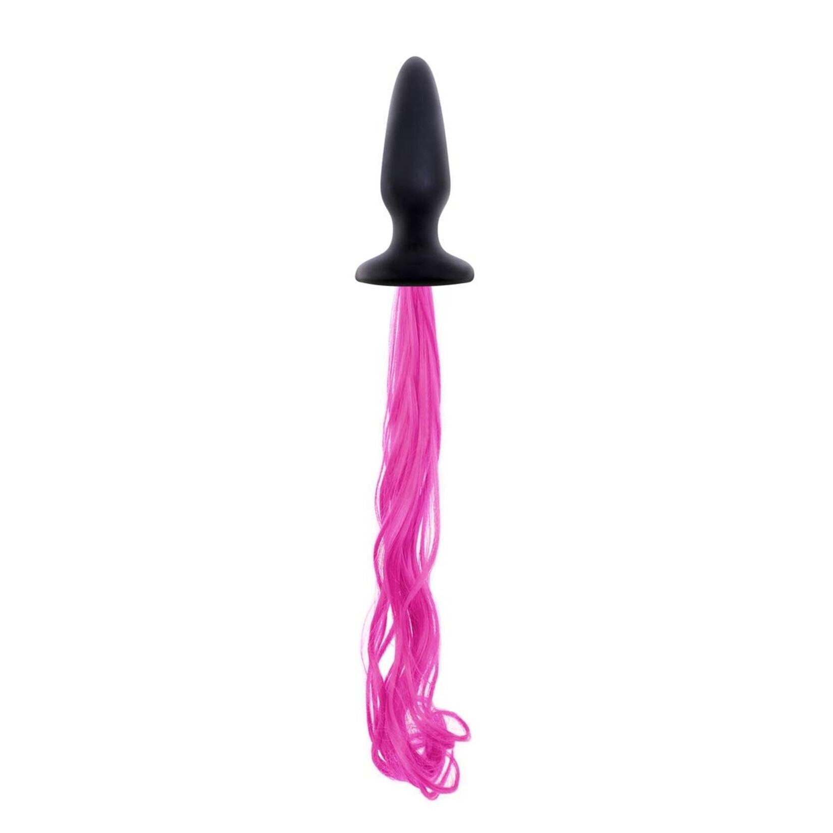 NS NOVELTIES UNICORN TAILS SILICONE BUTT PLUG - BL/PN