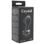 NS NOVELTIES CRYSTAL GLASS GEM PLUG BLACK