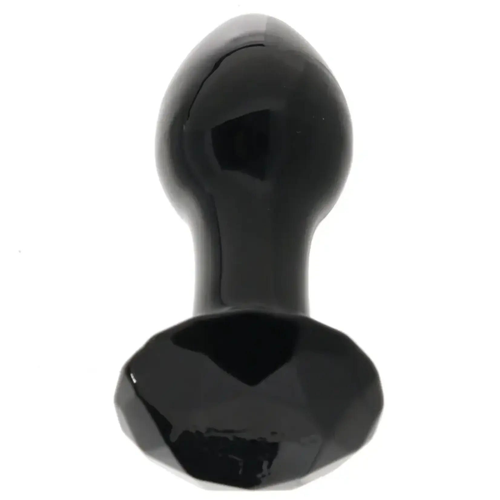 NS NOVELTIES CRYSTAL GLASS GEM PLUG BLACK