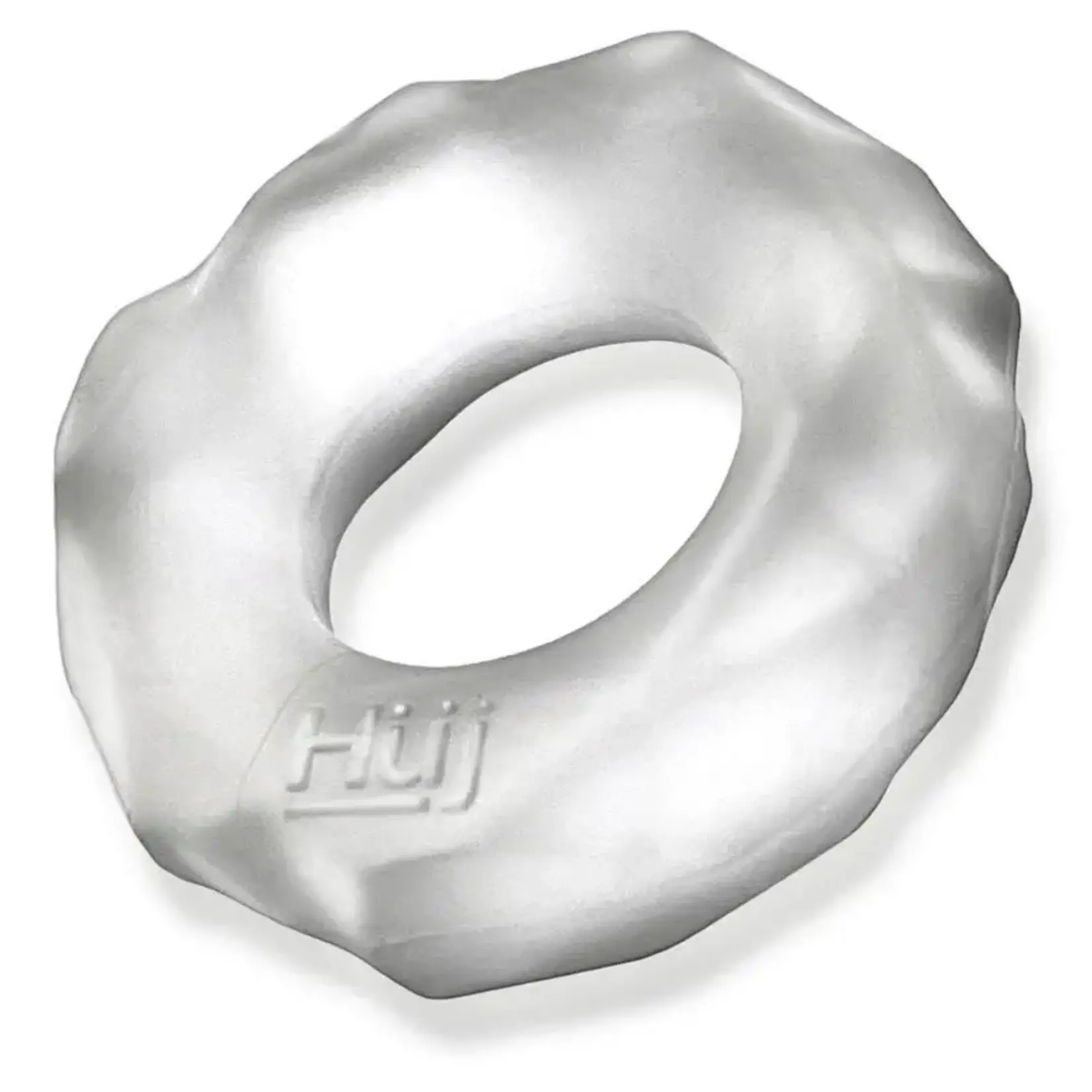 OXBALLS OXBALLS - HUNKYJUNK FRACTAL TACTILE COCKRING - CLEAR ICE