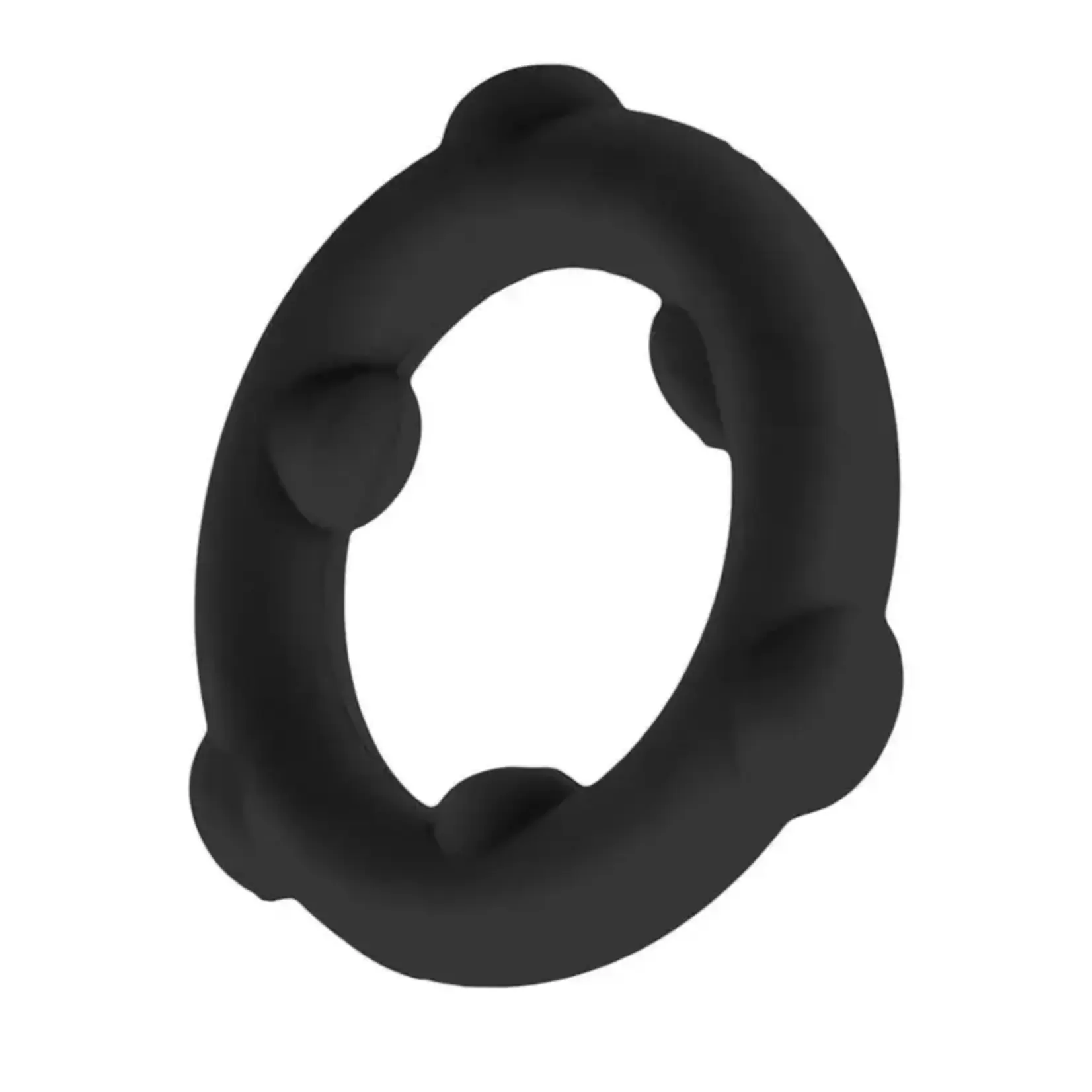 OXBALLS OXBALLS SILICONE SPINNER RING - BLACK