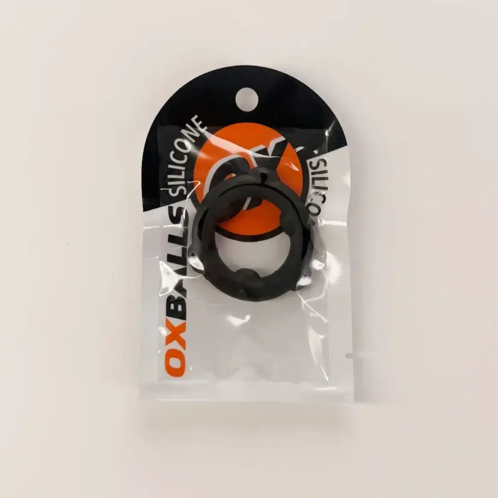 OXBALLS OXBALLS SILICONE SPINNER RING - BLACK