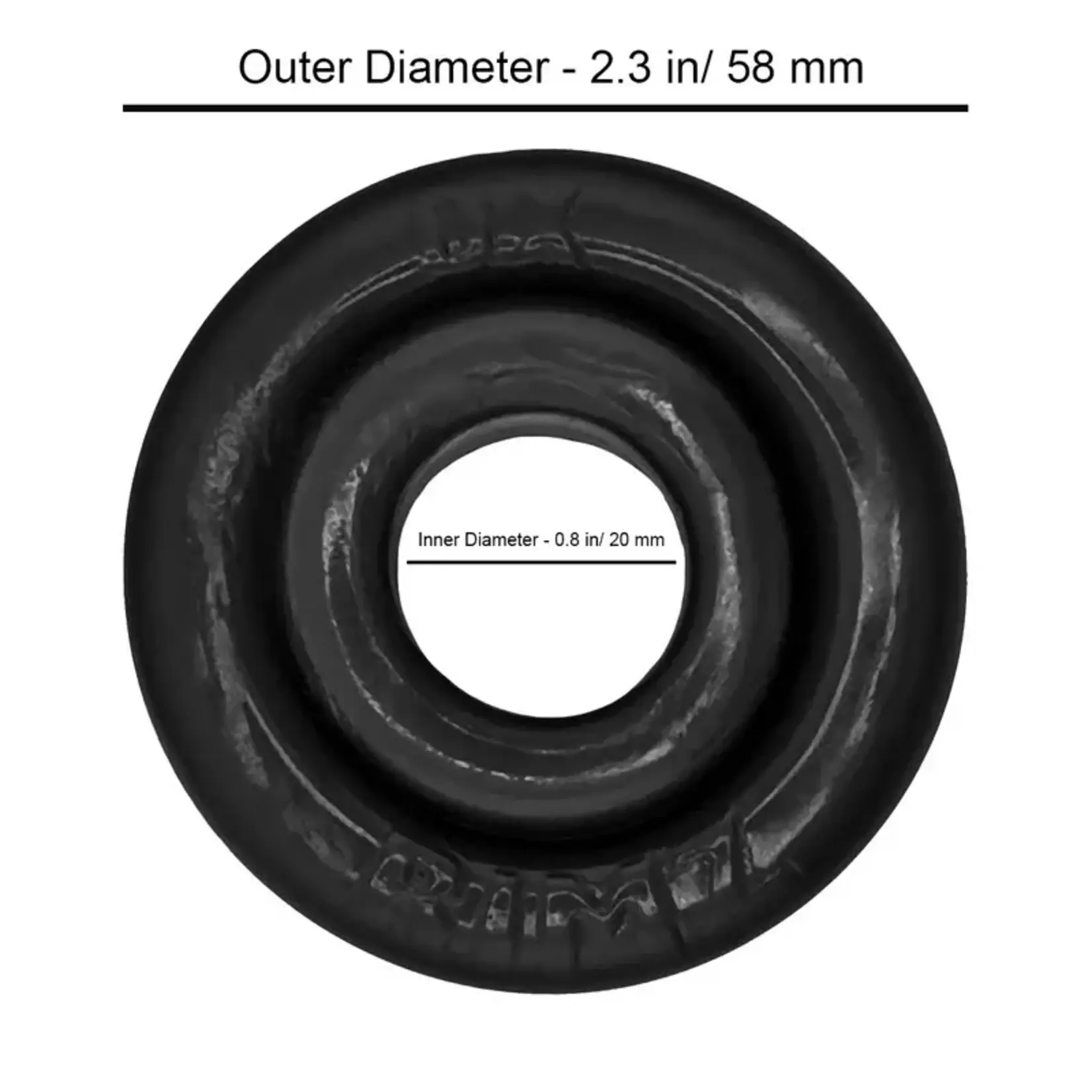 OXBALLS OXBALLS RIMZ COCKRING - BLACK