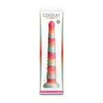 NS - COLOURS - STACKED - 12" DILDO - RED/GOLD