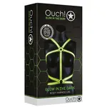 OUCH OUCH! GLOW IN THE DARK BODY HARNESS L/XL
