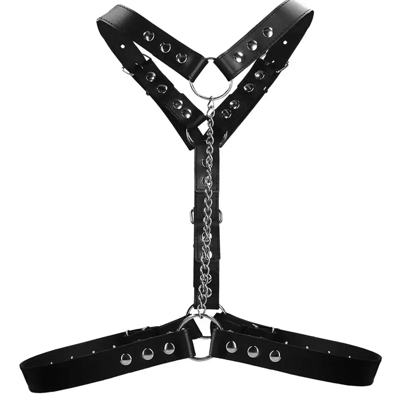 OUCH OUCH! TWISTED BIT BONDED LEATHER HARNESS OS