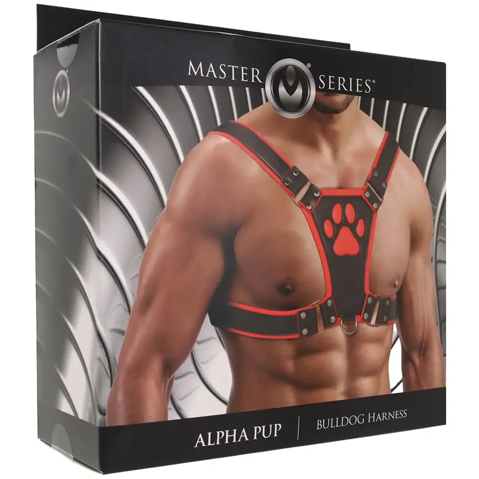MASTER SERIES MASTER SERIES ALPHA PUP BULLDOG HARNESS - RED