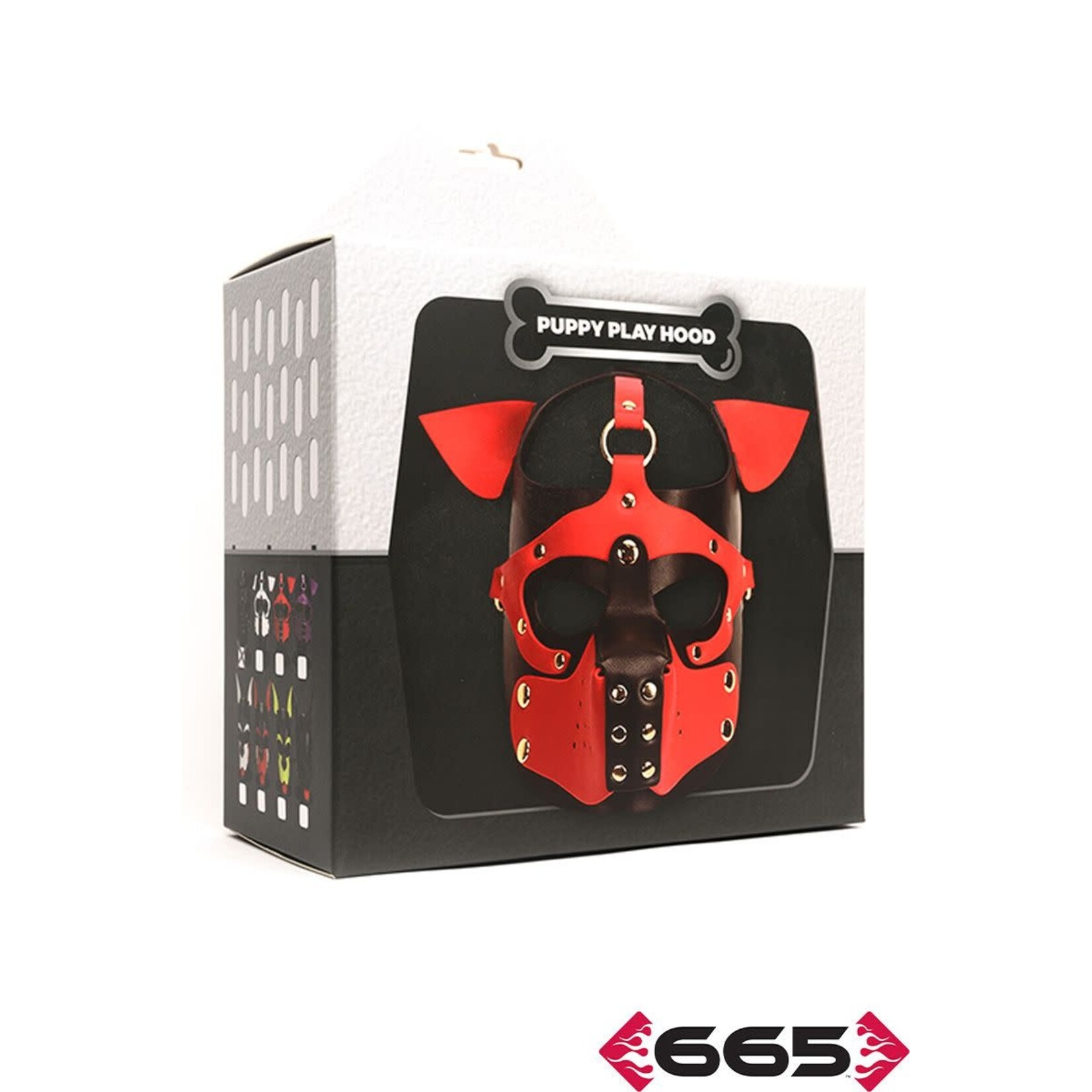 PUPPY PLAY HOOD - RED