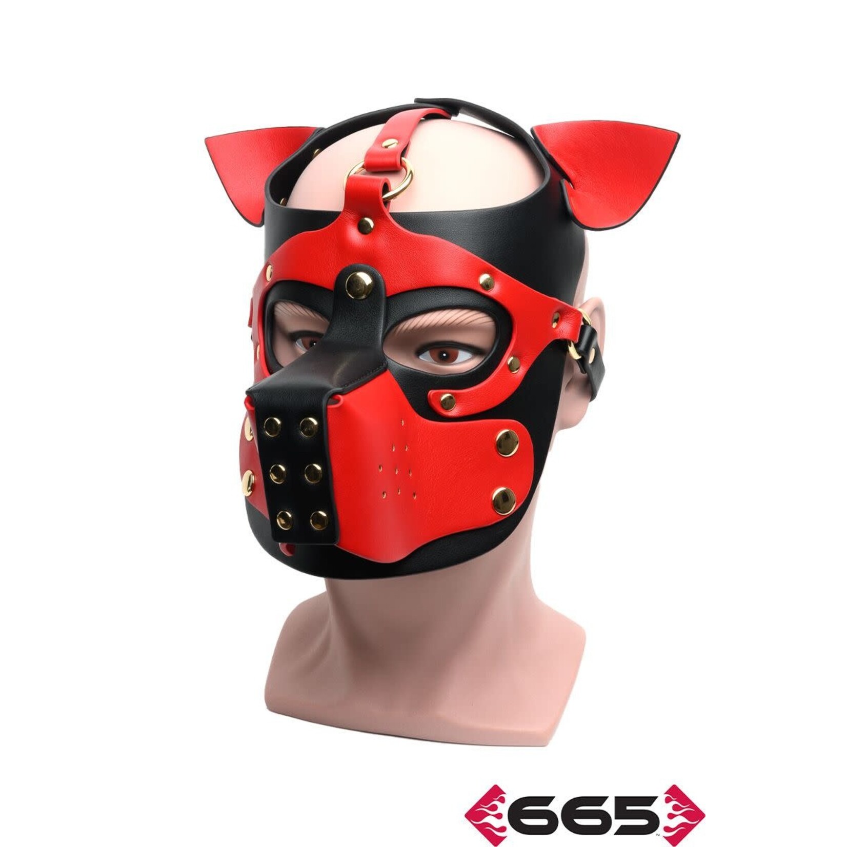 PUPPY PLAY HOOD - RED