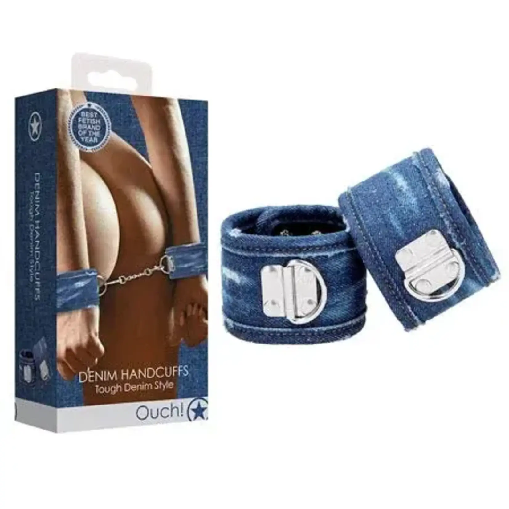 OUCH OUCH - DENIM HANDCUFFS