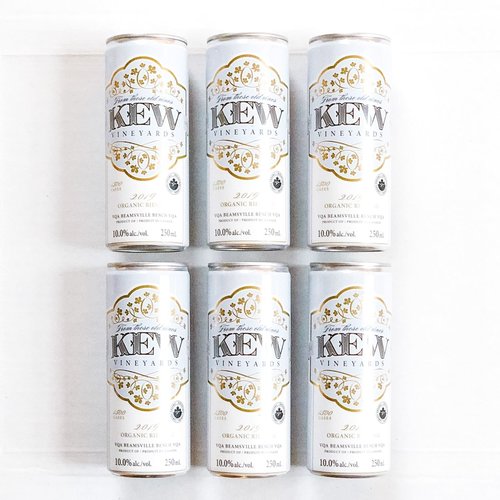 KEW Vineyards 2019 Organic Riesling, 6 Pack KEW Vineyards 2019 Organic Riesling, 6 Pack