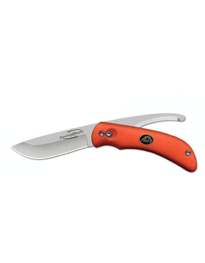 Swingblade Double Blade Hunting Knife With Rotating Skinning & Gutting