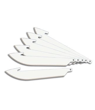 Outdoor Edge Outdoor Edge Set Of 6 Replacement 3.0" Blades For Razor Series Knife