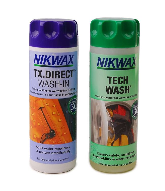 Nikwax Tx.Direct Wash-In & Tech Wash Duo Hardshell Care Kit
