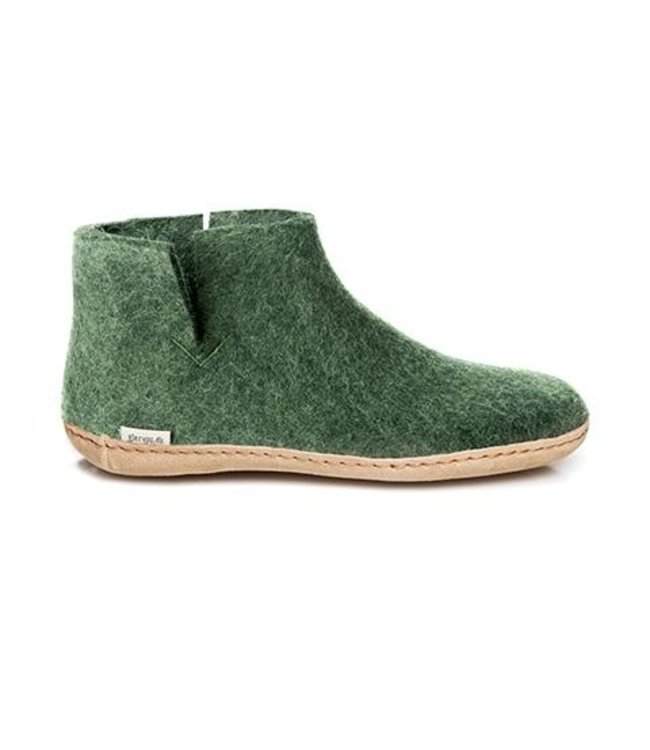 Glerups Boot Leather Sole Slipper