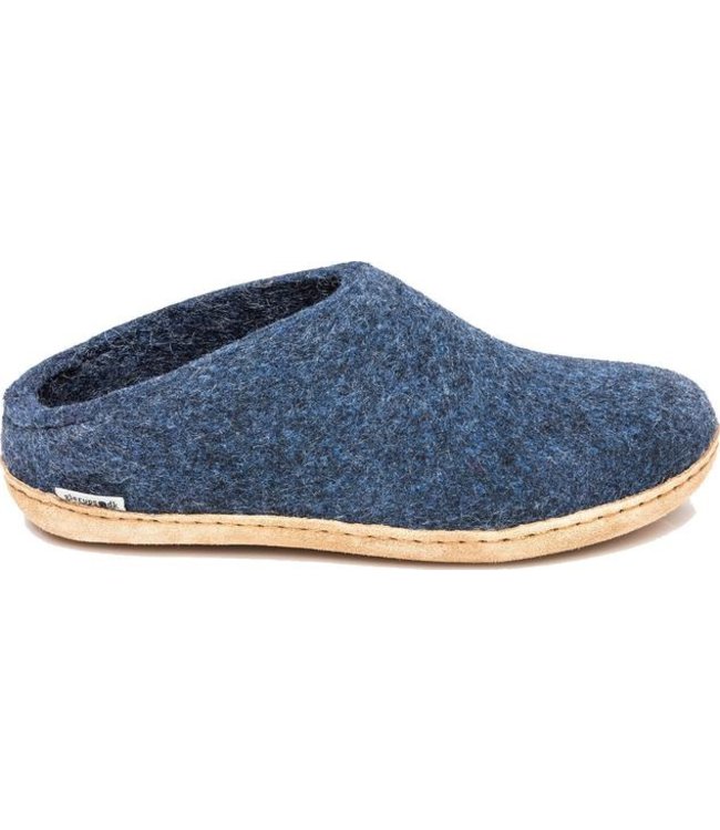 Glerups Slip On Leather Sole Slipper