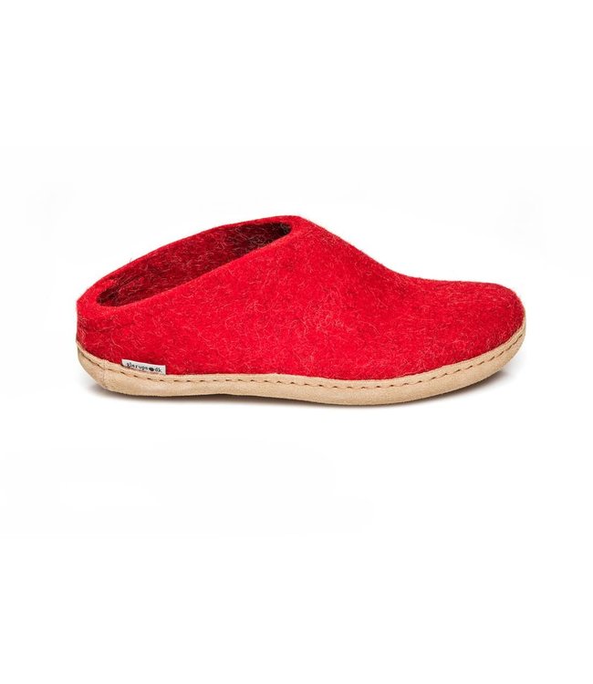 Glerups Slip On Leather Sole Slipper