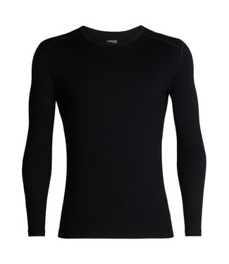 Icebreaker womens merino 260 Tech long sleeve crew base layer in espresso