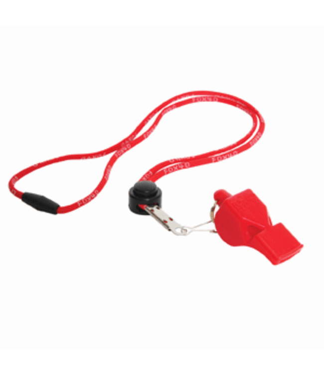 Classic Safety Whistle With Breakaway Lanyard
