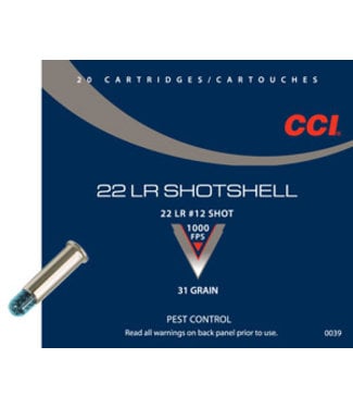 CCI Shotshell 22Lr #12 Shot [1000Fps]