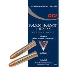 CCI Maxi-Mag 22Wmr, 30Gr Jhp+V [2200 Fps]