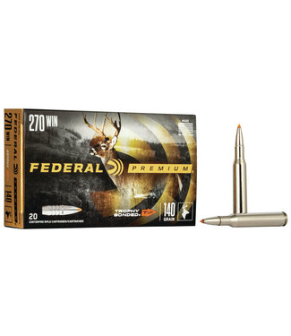 FEDERAL AMMO Premium Vital Shok 270Win 140Gr Trophy Bonded Tip