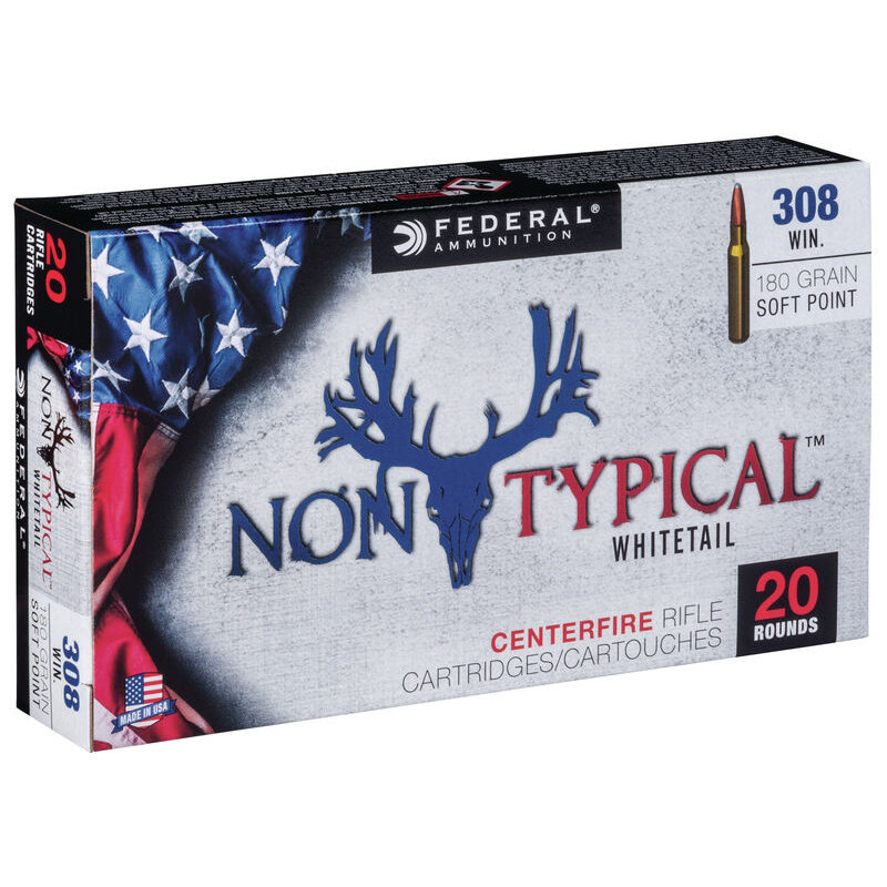 FEDERAL AMMO Federal Non-Typical Whitetail 308Win 180GR SP