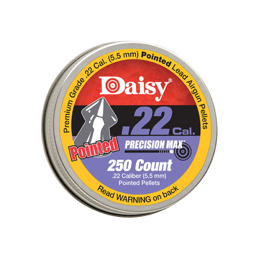 Daisy PrecisionMax Pointed Pellets, .22CAL [250-Count]