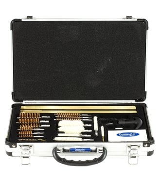 Gunmaster 35Pc Deluxe Universal Gun Cleaning Kit In Aluminum Case