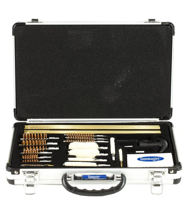 Gunmaster 35Pc Deluxe Universal Gun Cleaning Kit In Aluminum Case