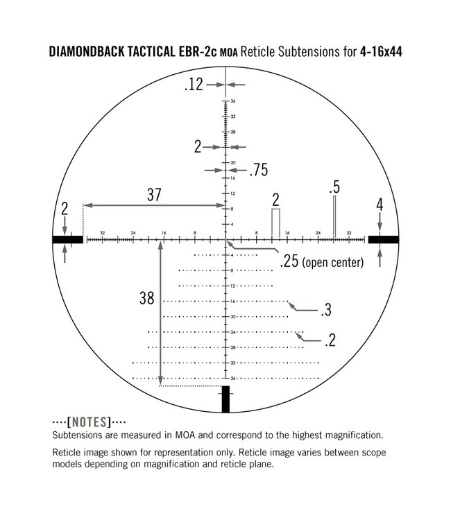 Diamondback Tactical 4 12X40 Vmr-1