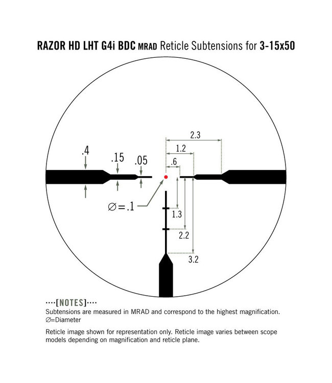 Razor Hd Lht 3-15X50Mm G4I Bdc Mrad