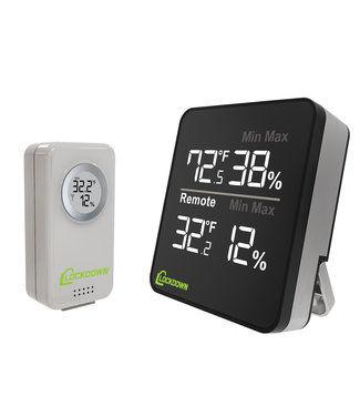 LOCKDOWN Wireless Digital Hygrometer