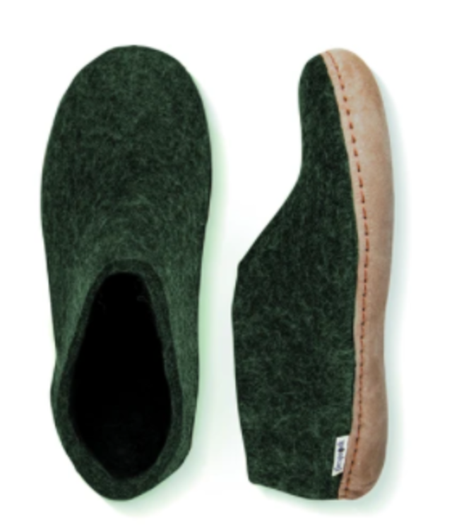 Glerups Shoe Leather Sole Slipper
